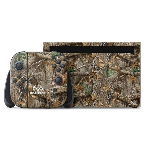 RealTree Edge Camo Nintendo Switch 2 (2025) with Joy-Con Skin